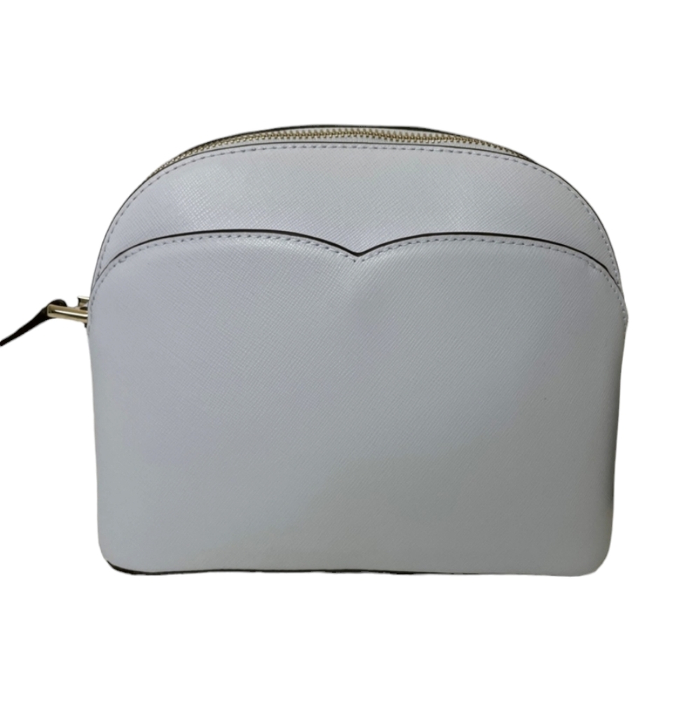 Kate Spade Dome Crossbody Saffiano Leather Pale Sapphire Payton Purse Bag New - Picture 3 of 7